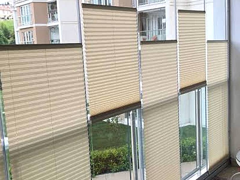 Katlanır Cam Balkon Perdesi (Plise Perde) | Cam Balkonlar İçin Modern ve Şık Çözüm
